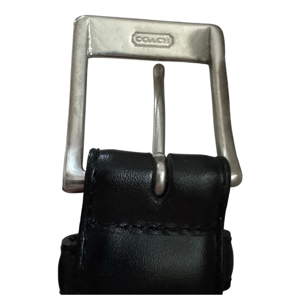 Vintage COACH Men’s Leather Belt 36” Made in Italy Style 5953 - Picture 7 of 9